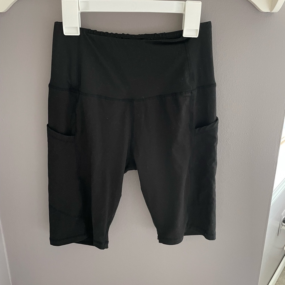 Black biker shirt with pockets